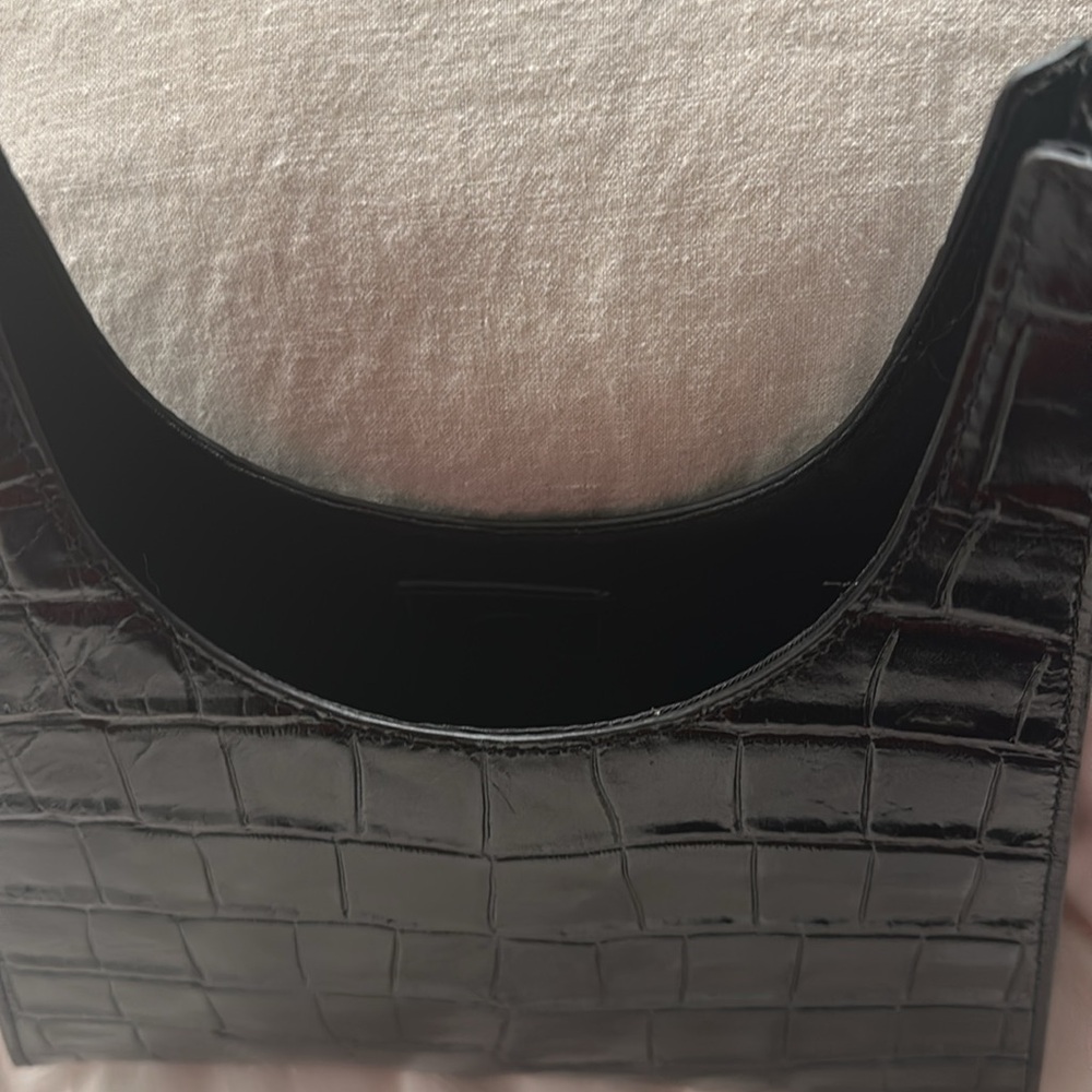 Black leather Staud bag - Picture 3 of 6